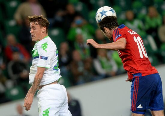 UEFA Champions League. Wolfsburg vs. CSKA