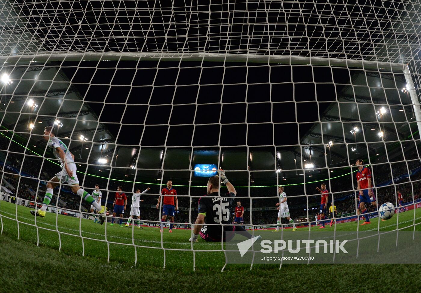 UEFA Champions League. Wolfsburg vs. CSKA