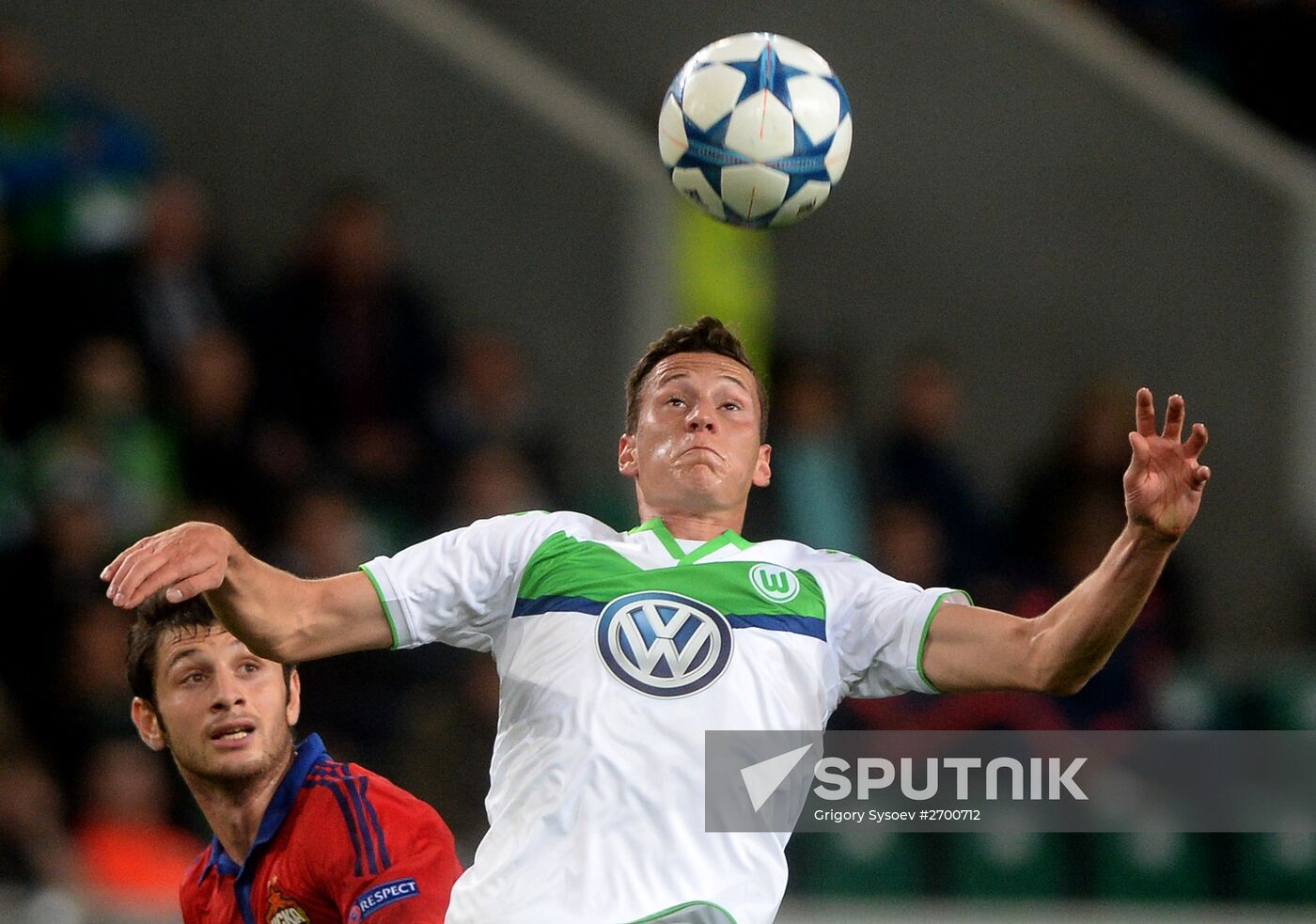 UEFA Champions League. Wolfsburg vs. CSKA