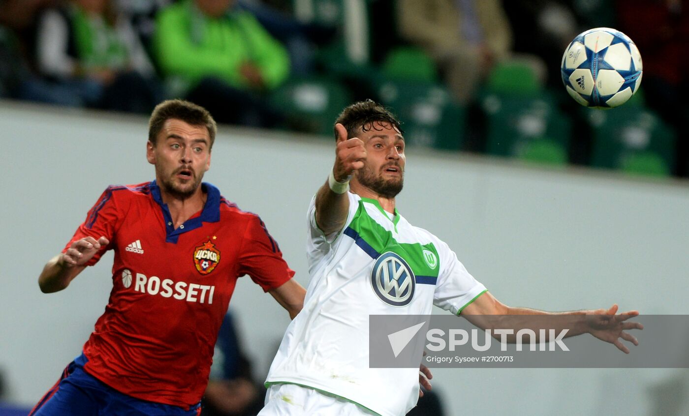 UEFA Champions League. Wolfsburg vs. CSKA