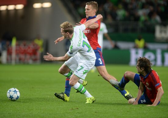 UEFA Champions League. Wolfsburg vs. CSKA