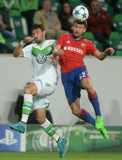 UEFA Champions League. Wolfsburg vs. CSKA