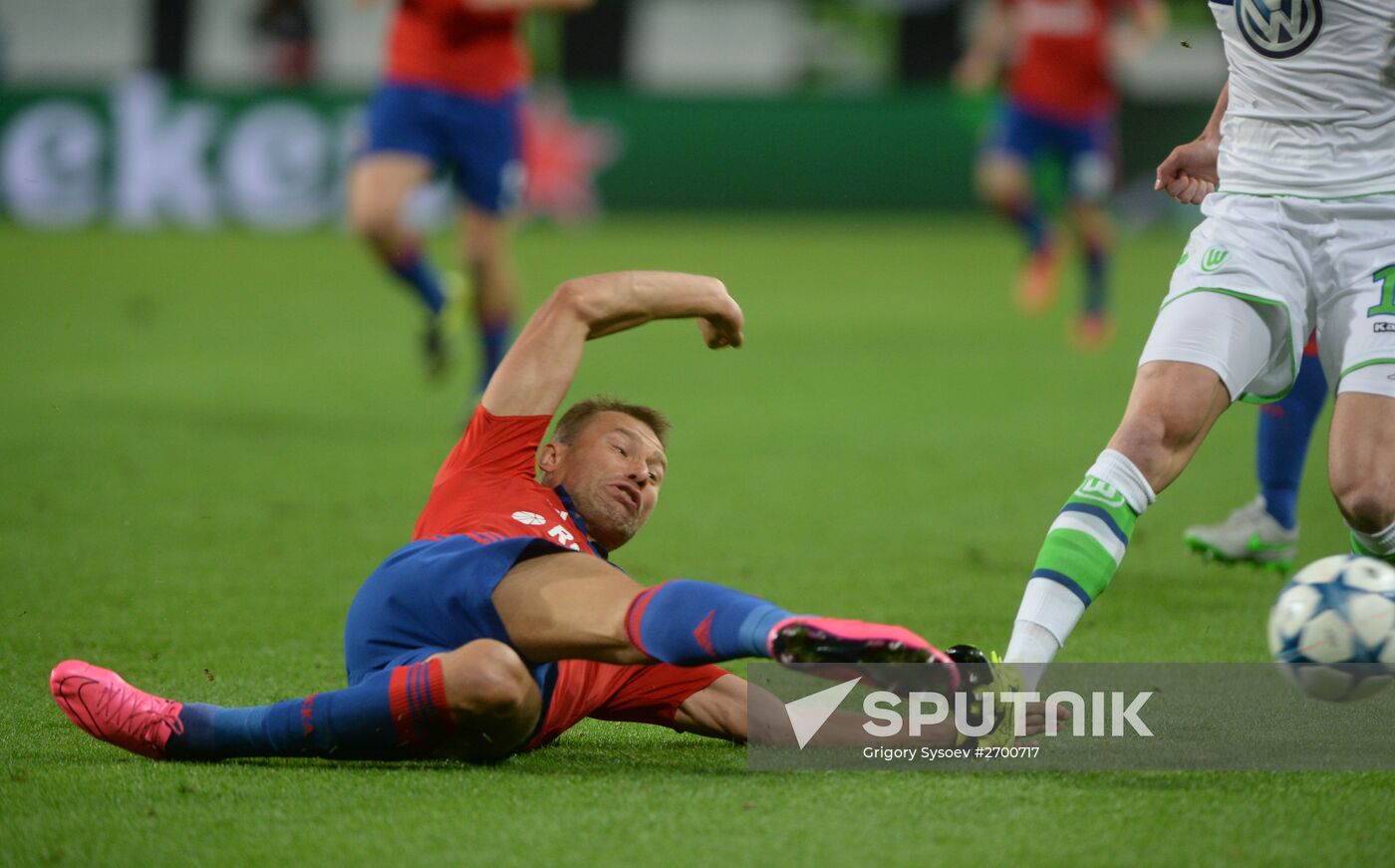 UEFA Champions League. Wolfsburg vs. CSKA