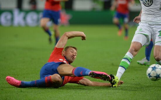 UEFA Champions League. Wolfsburg vs. CSKA