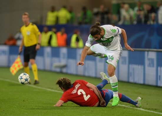 UEFA Champions League. Wolfsburg vs. CSKA