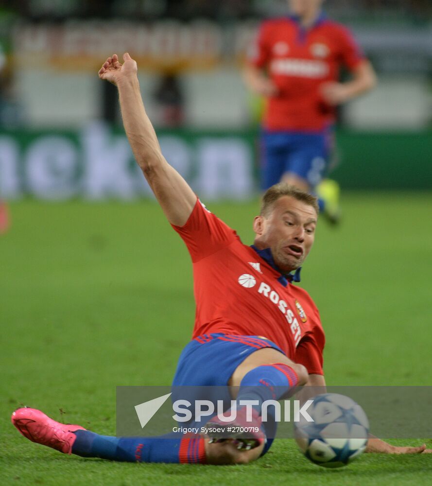 UEFA Champions League. Wolfsburg vs. CSKA