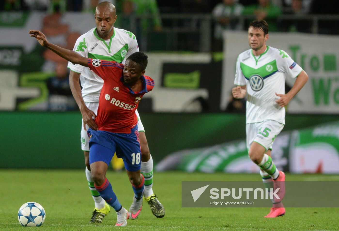 UEFA Champions League. Wolfsburg vs. CSKA
