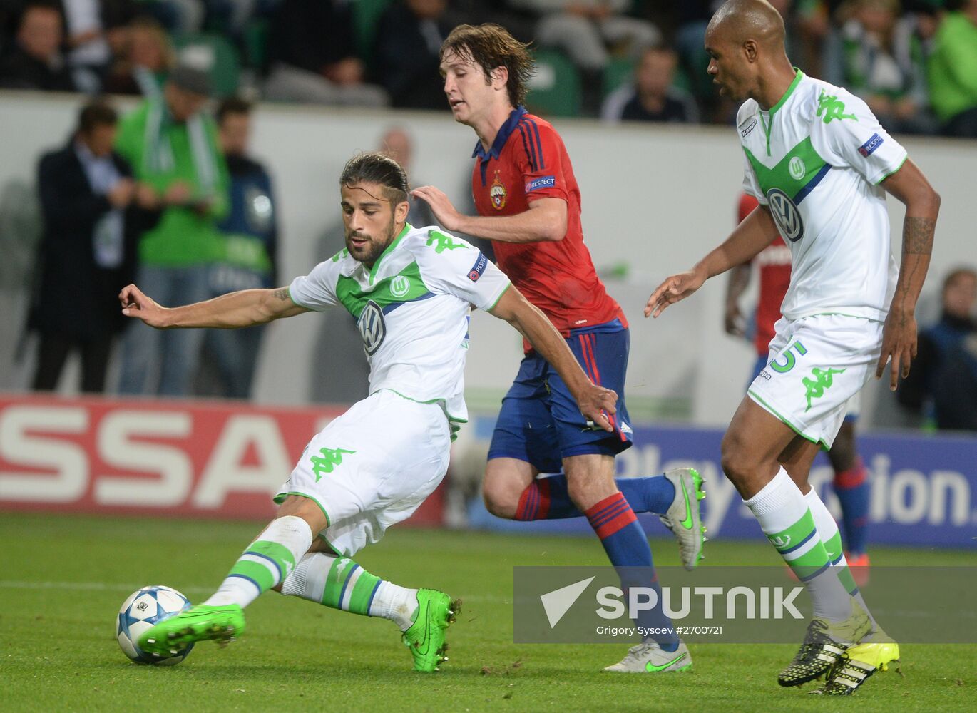 UEFA Champions League. Wolfsburg vs. CSKA