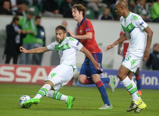 UEFA Champions League. Wolfsburg vs. CSKA