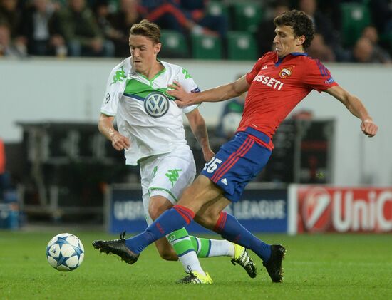 UEFA Champions League. Wolfsburg vs. CSKA