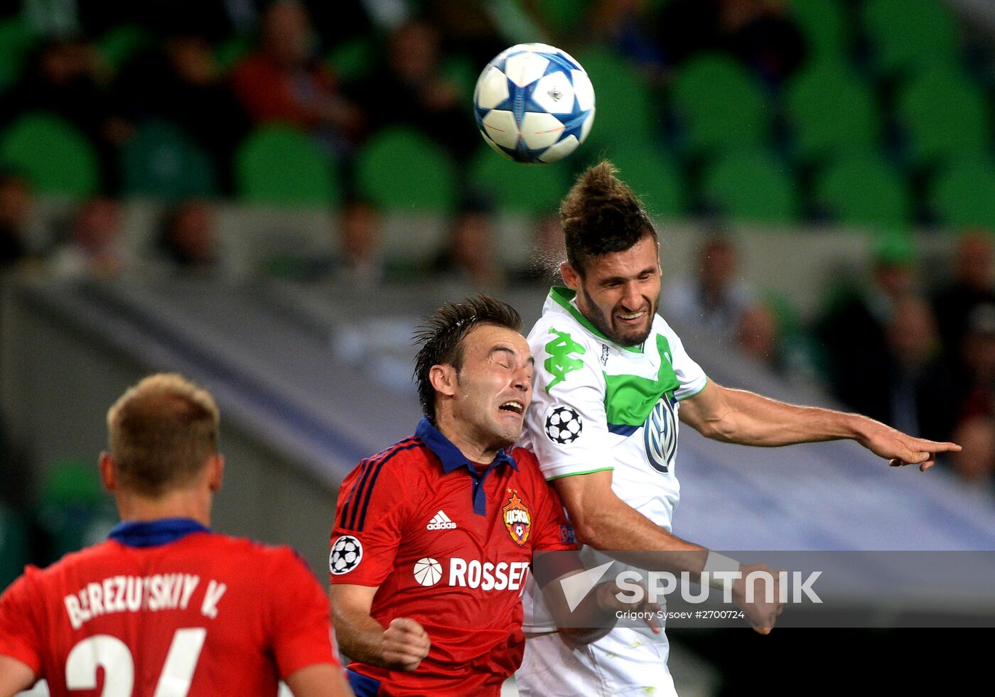 UEFA Champions League. Wolfsburg vs. CSKA