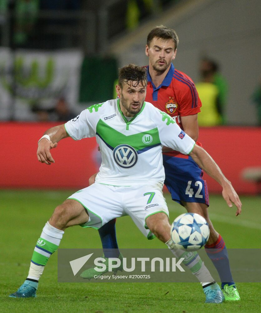 UEFA Champions League. Wolfsburg vs. CSKA