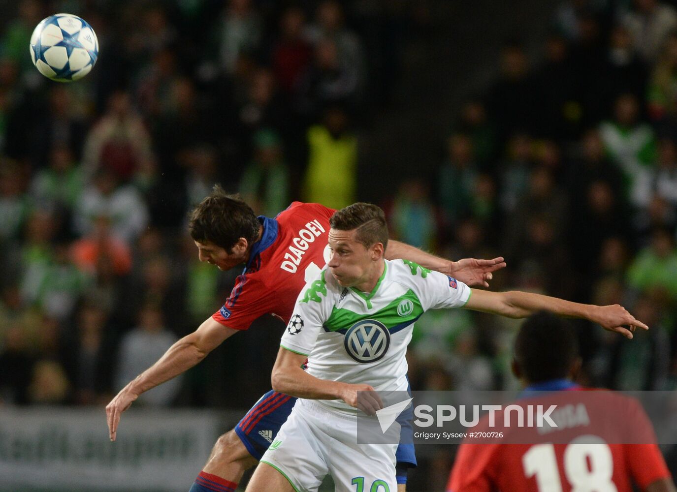 UEFA Champions League. Wolfsburg vs. CSKA