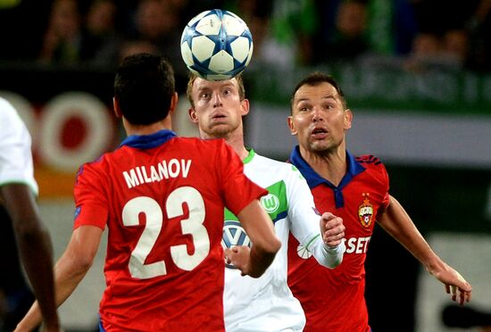 UEFA Champions League. Wolfsburg vs. CSKA