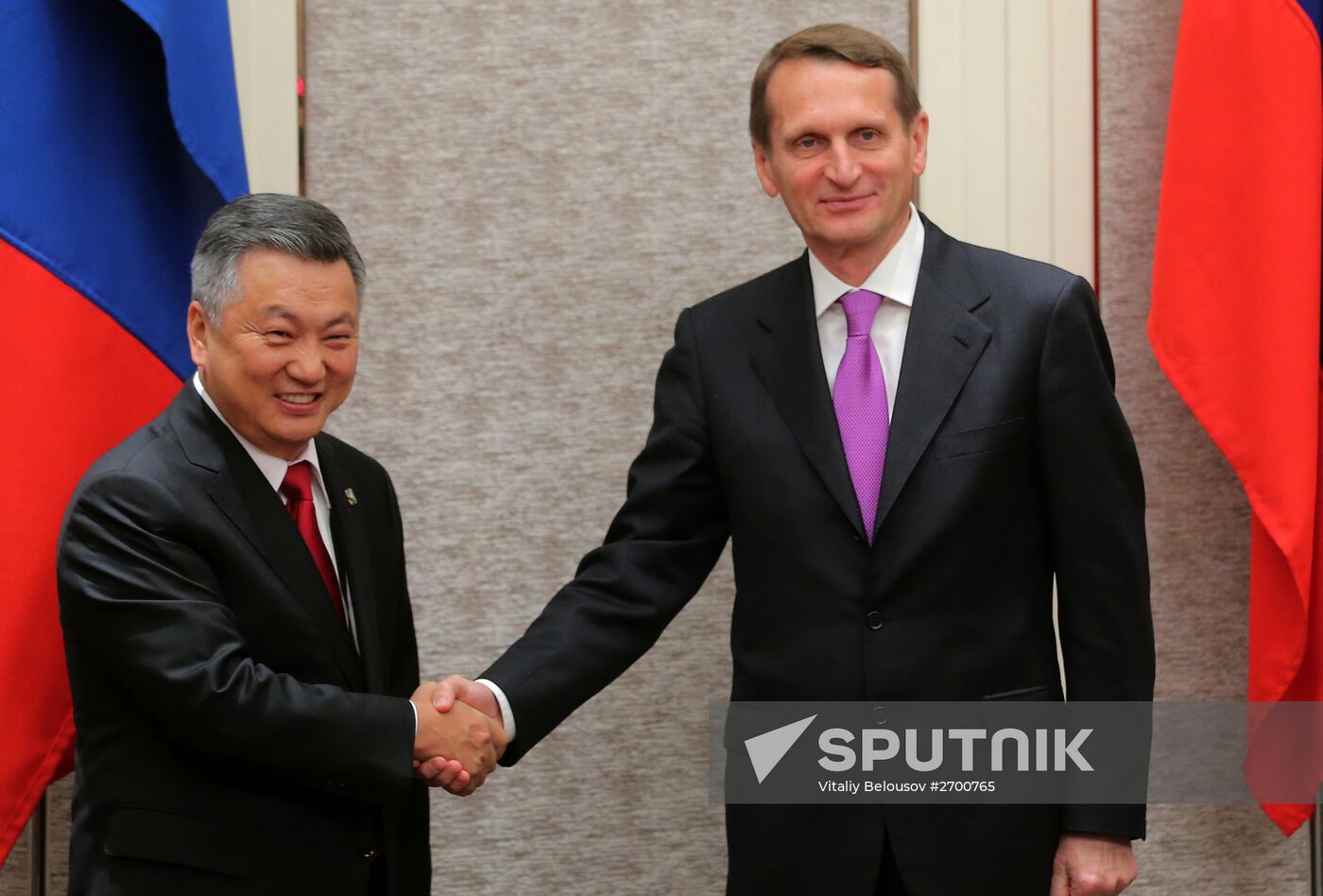 State Duma Speaker Sergei Naryshkin pays working visit to Mongolia