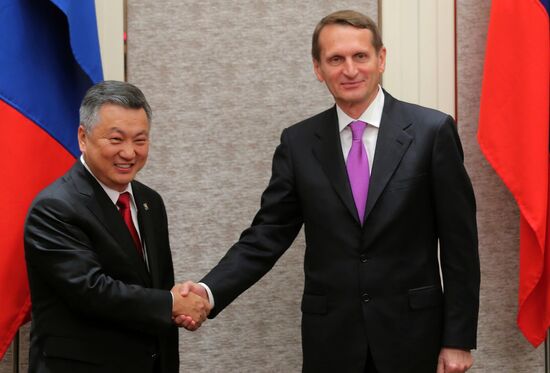 State Duma Speaker Sergei Naryshkin pays working visit to Mongolia