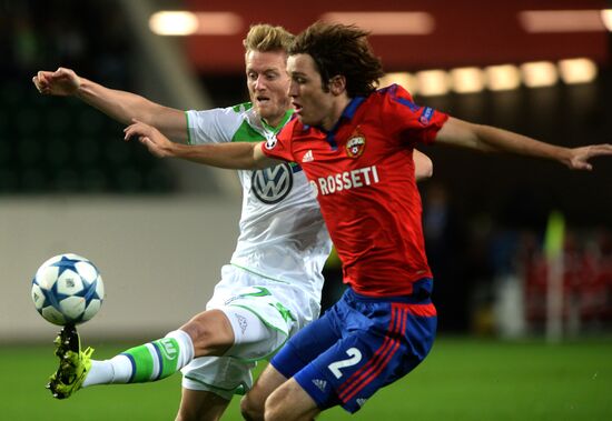 UEFA Champions League. Wolfsburg vs. CSKA