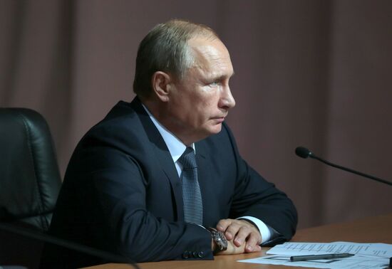 Russian President Vladimir Putin's working visit to Southern Federal District