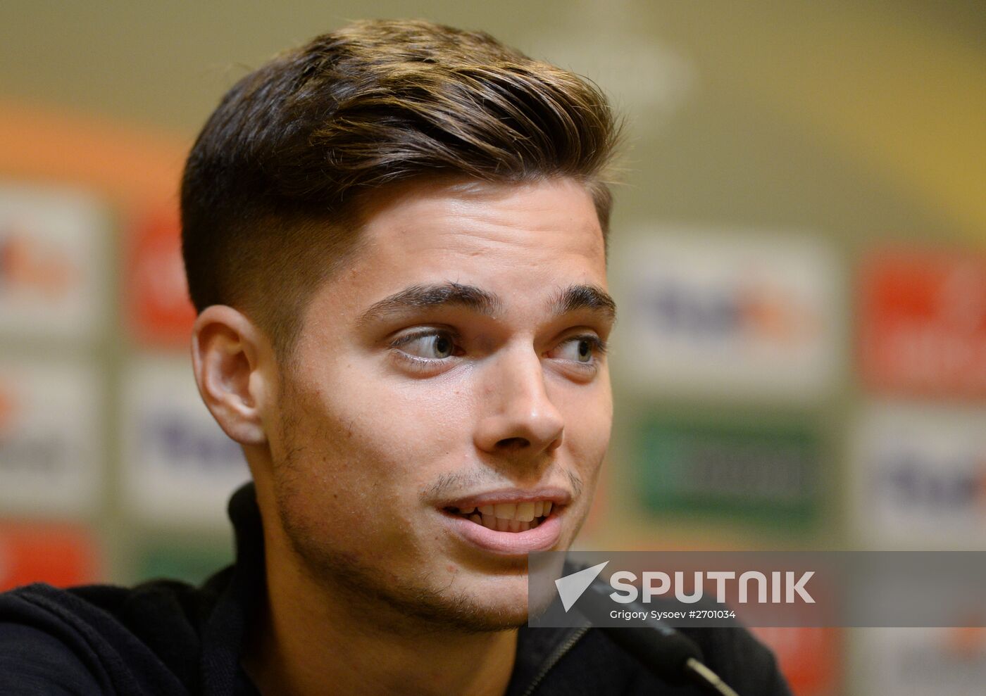 Europa League. News conference by FC Borussia. Dortmund