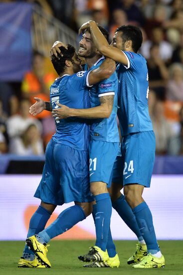 UEFA Champions League. Valencia vs. Zenit