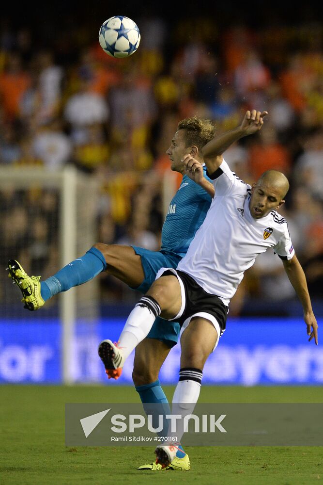 UEFA Champions League. Valencia vs. Zenit