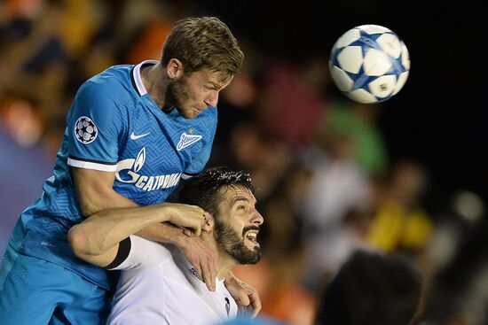 UEFA Champions League. Valencia vs. Zenit