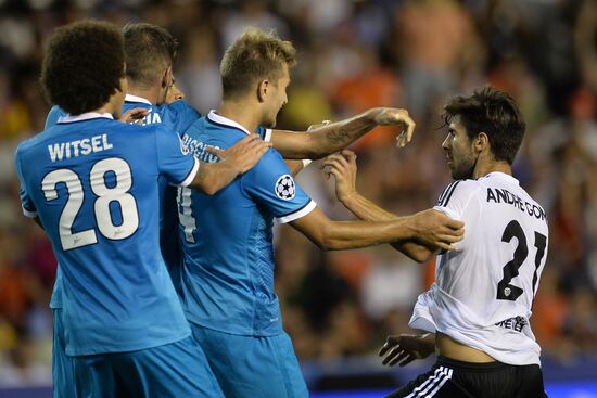 UEFA Champions League. Valencia vs. Zenit