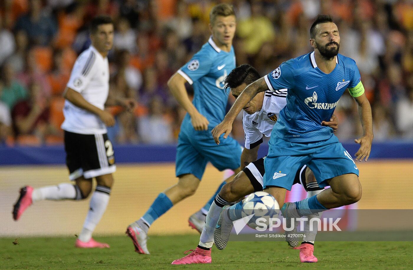 UEFA Champions League. Valencia vs. Zenit