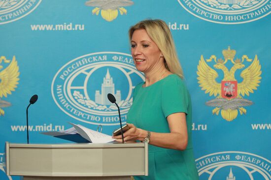 Briefing by official spokesman for Foreign Ministry Maria Zakharova