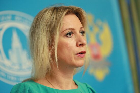 Briefing by official spokesman for Foreign Ministry Maria Zakharova