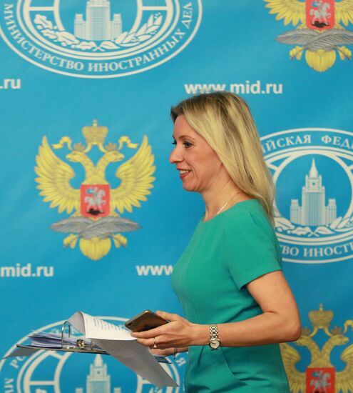 Briefing by official spokesman for Foreign Ministry Maria Zakharova