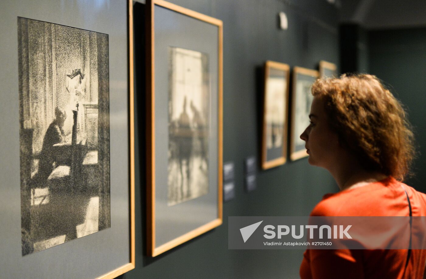 Exhibitions "2009-14 Graphic Arts Acquisitions at Pushkin Fine Arts Museum" and "War and Peace in Georgy and Orest Vereysky's Works: