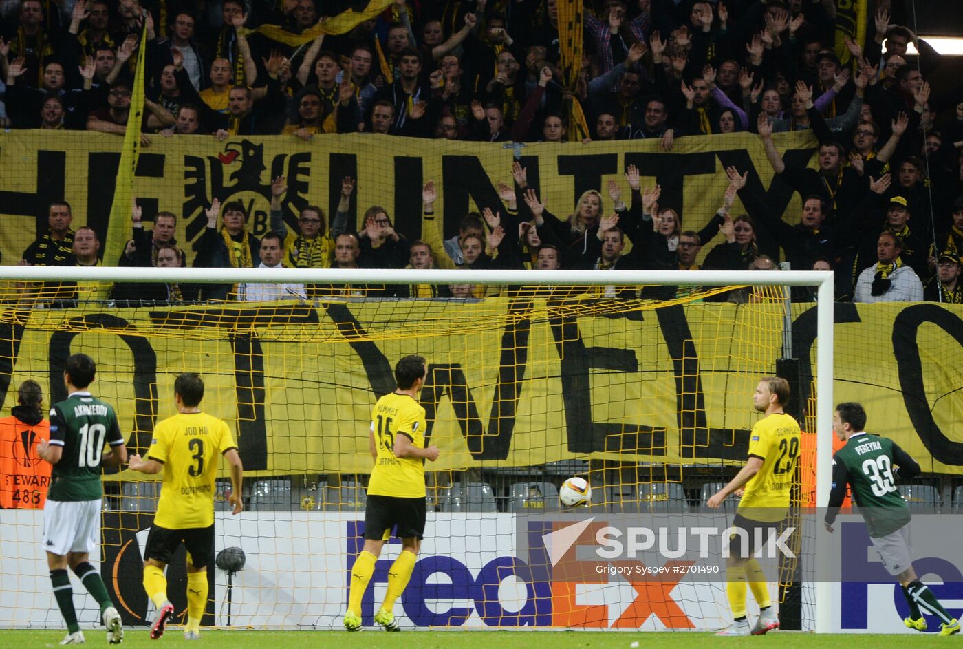 UEFA Europa League. Borussia Dortmund vs. Krasnodar