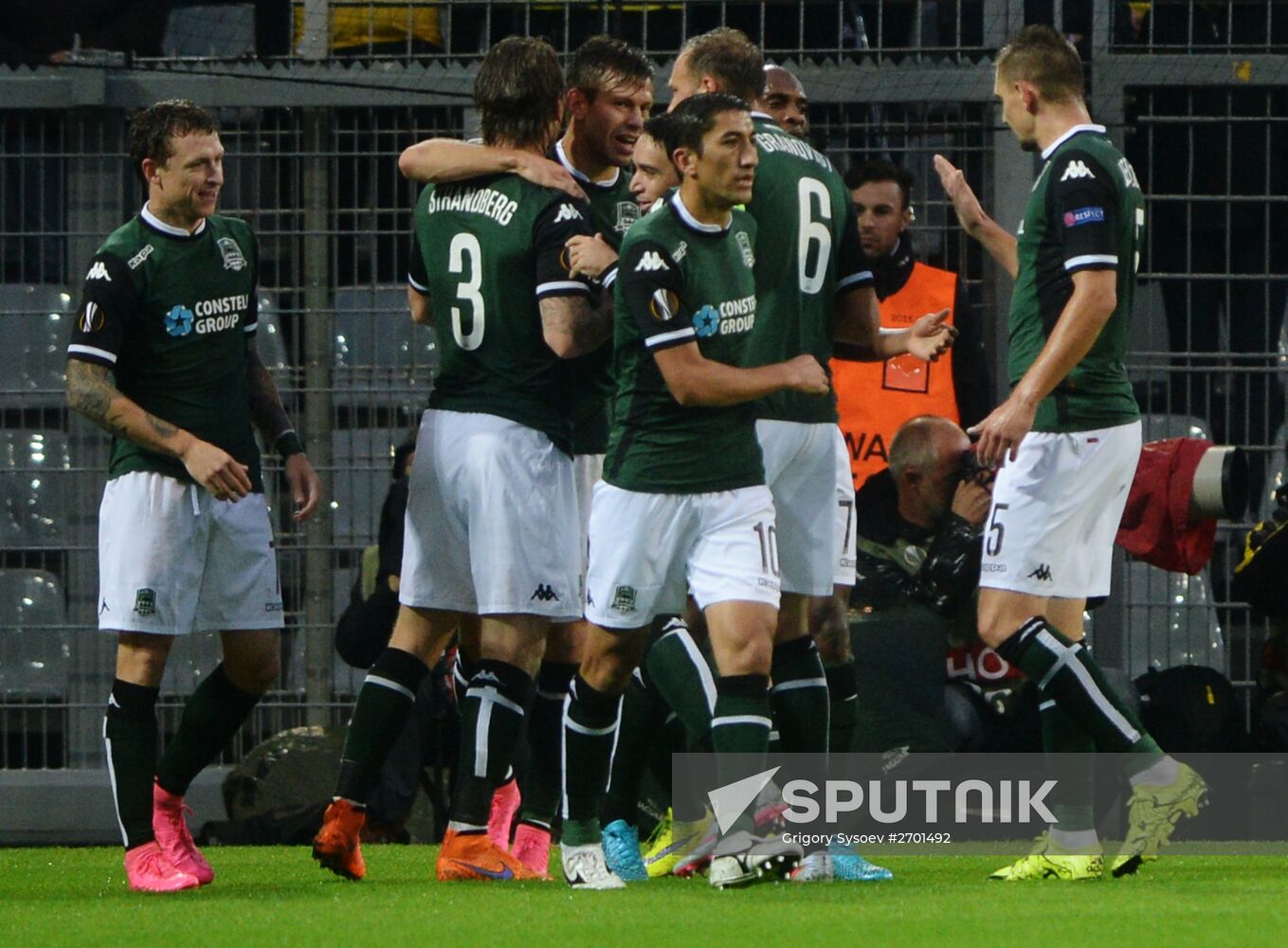 UEFA Europa League. Borussia Dortmund vs. Krasnodar