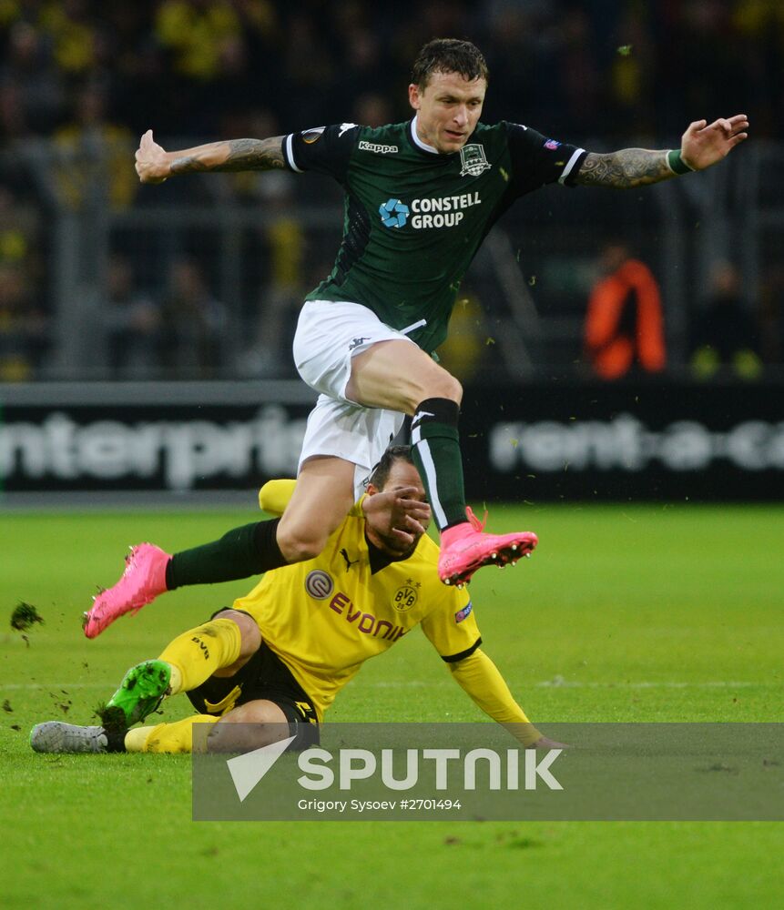 UEFA Europa League. Borussia Dortmund vs. Krasnodar
