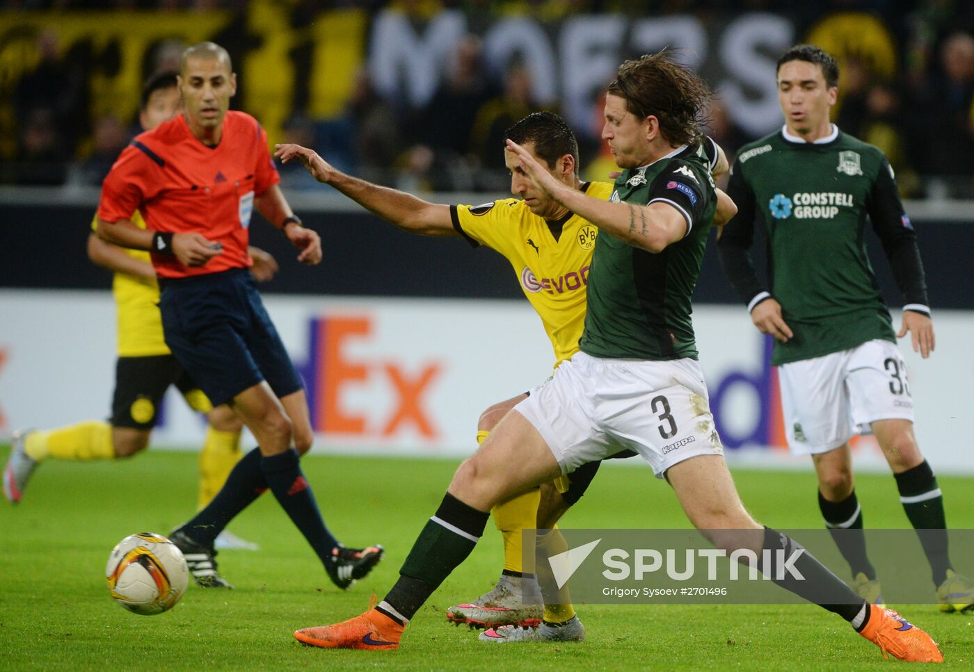 UEFA Europa League. Borussia Dortmund vs. Krasnodar