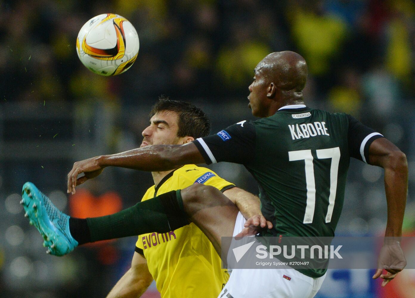 UEFA Europa League. Borussia Dortmund vs. Krasnodar