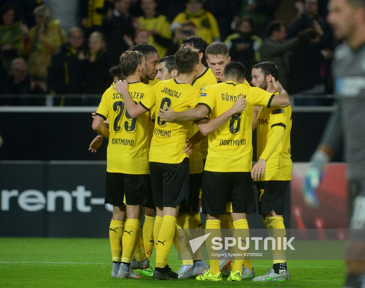 UEFA Europa League. Borussia Dortmund vs. Krasnodar