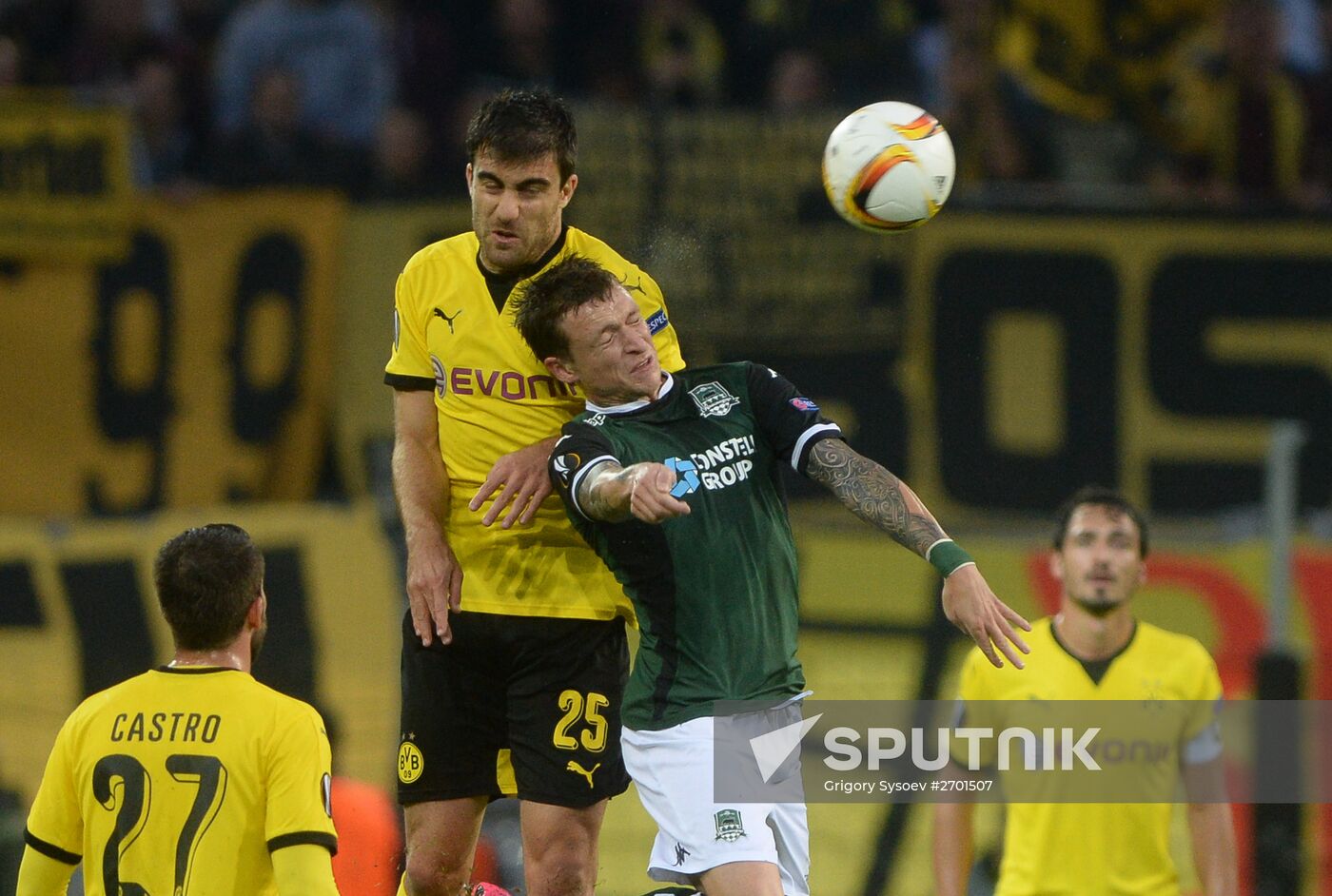 UEFA Europa League. Borussia Dortmund vs. Krasnodar