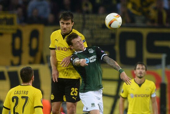 UEFA Europa League. Borussia Dortmund vs. Krasnodar