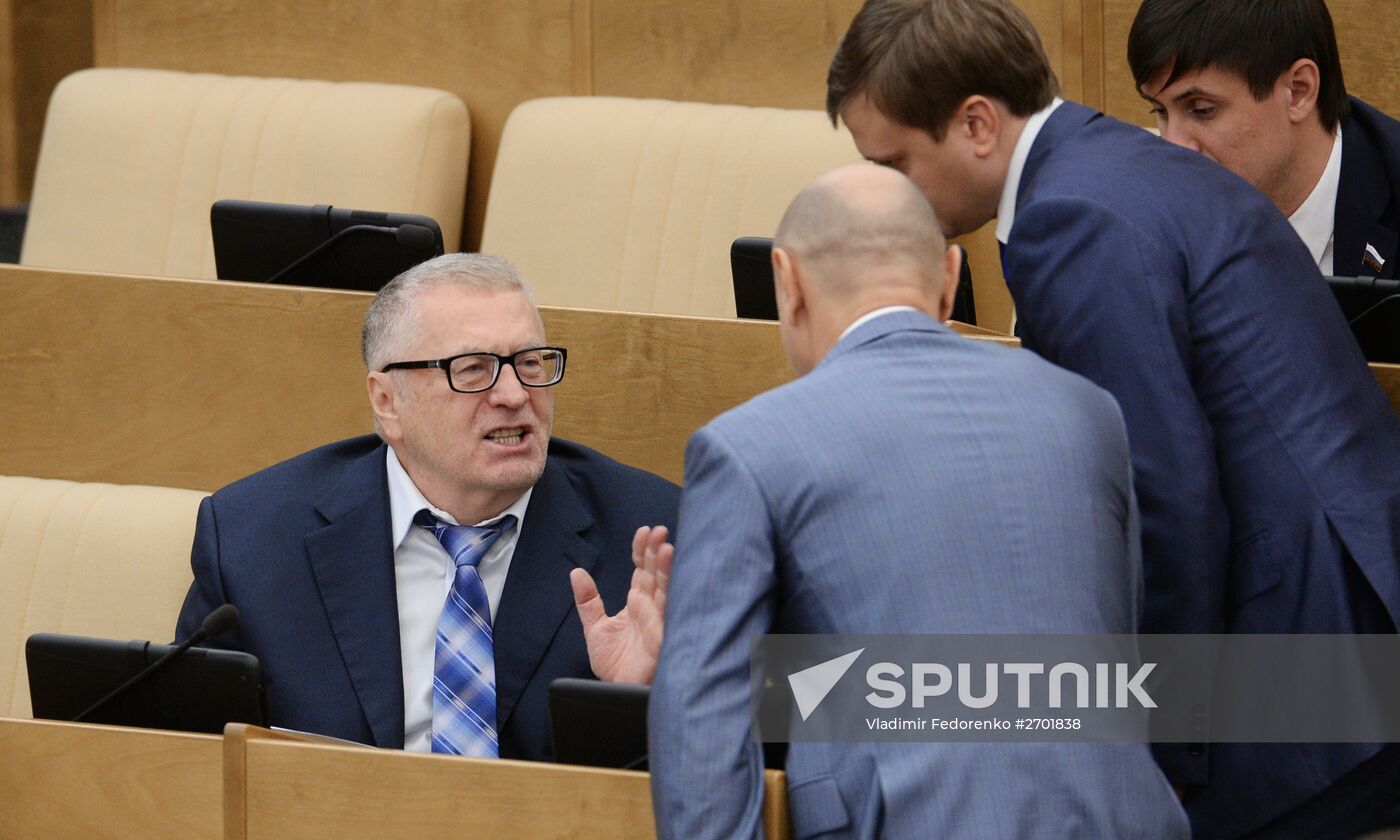 State Duma plenary meeting