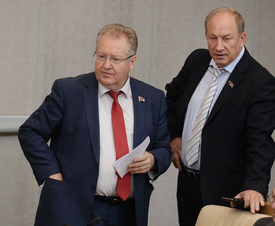 State Duma plenary meeting