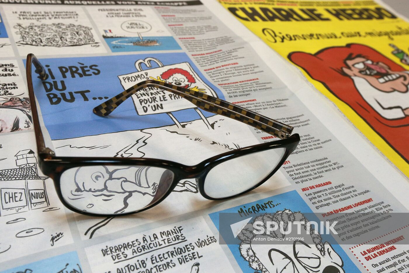Charlie Hebdo published cartoons mocking drowned Syrian boy