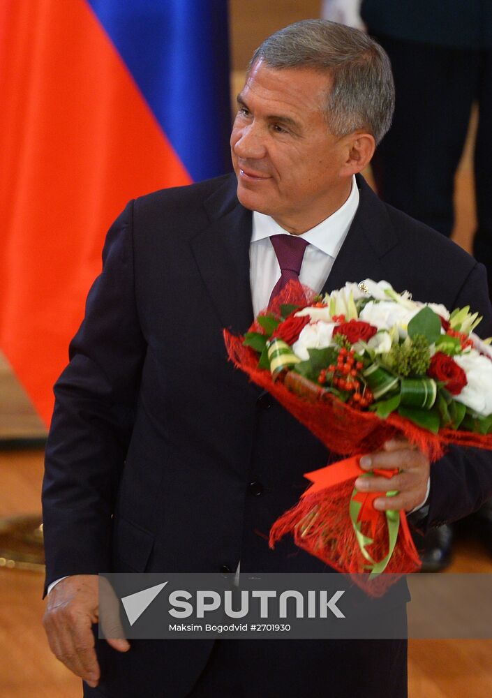 Rustam Minnikhanov's inauguration as President of Tatarstan