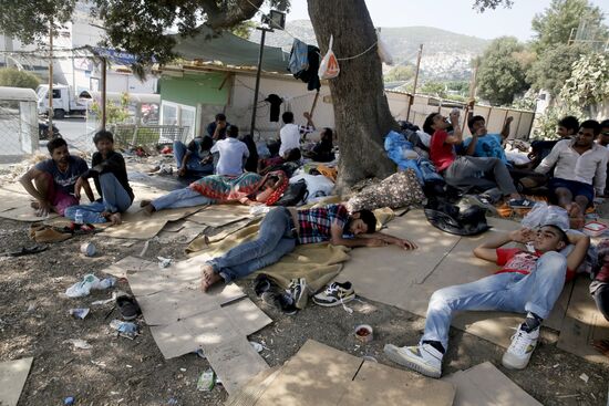 Middle East migrants in Bodrum