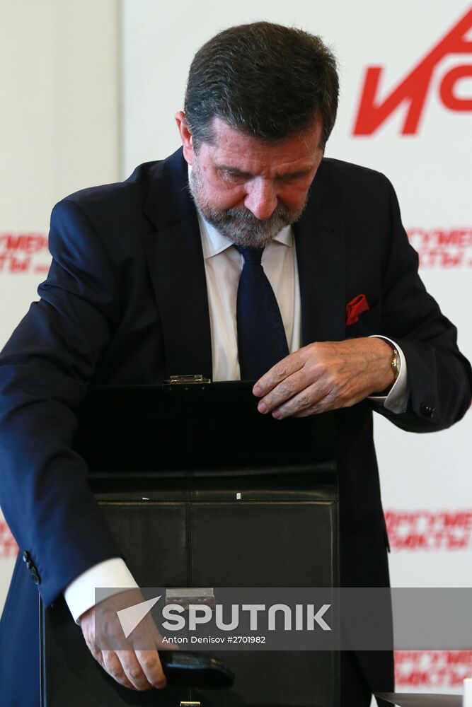 Serbian Ambassador to Russia Terzic gives a press briefing