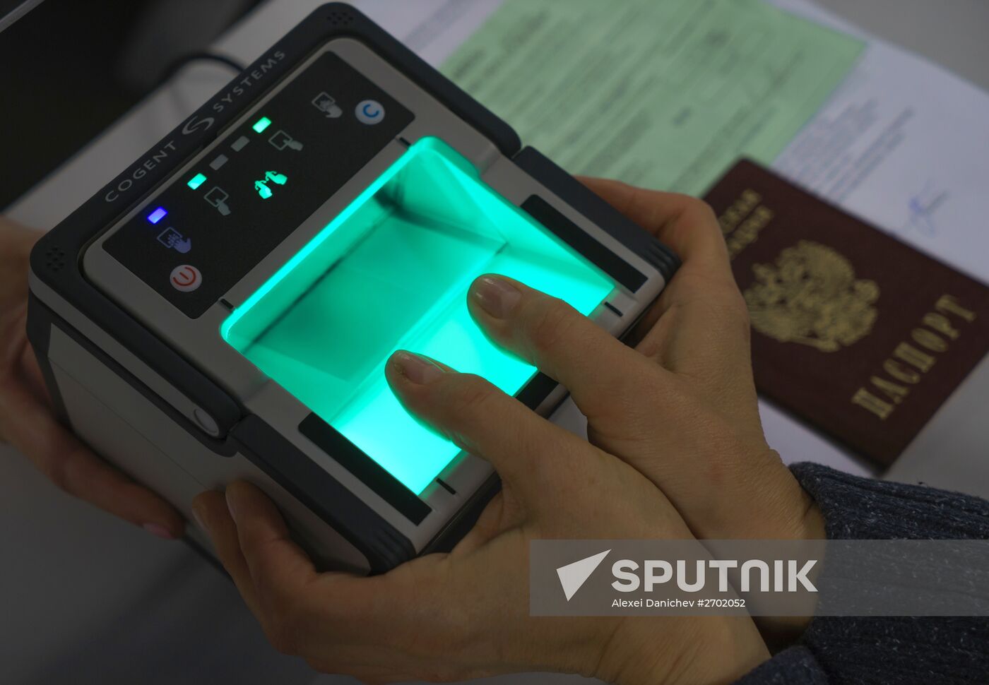 Biometric data collected in St. Petersburg Visa Center