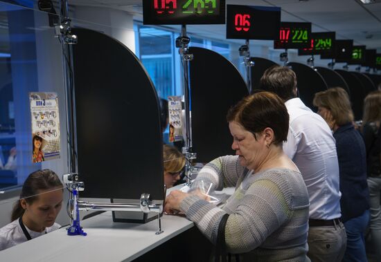 Biometric data collected in St. Petersburg Visa Center