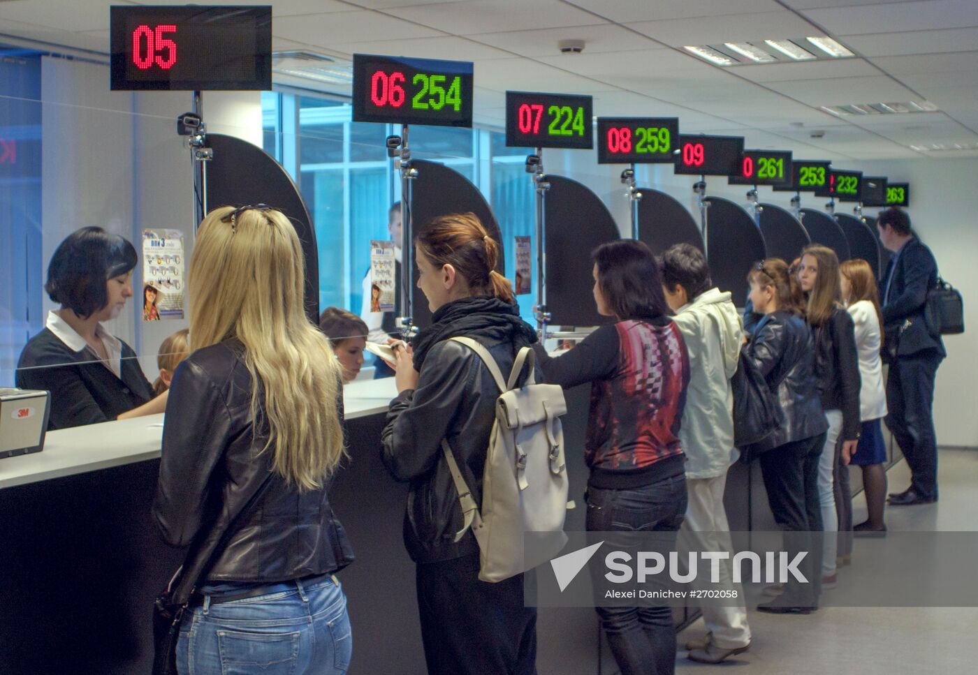 Biometric data collected in St. Petersburg Visa Center