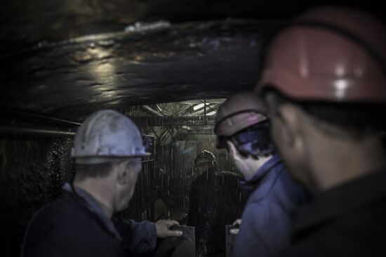 Zarya mine in Donetsk Region